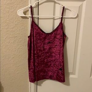 velvet spaghetti top
